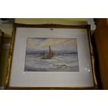 Thomas Bush Hardy, Fishing Boats, signed and dated 1978, watercolour, 24 x 34.5cm.