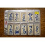 CIGARETTE CARDS: a set of 50 Turf Cigarettes 'Famous Film Stars' cards.