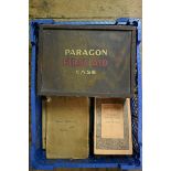 A mixed lot, to include a vintage Paragon first aid case.