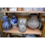 A mixed group of ceramics.