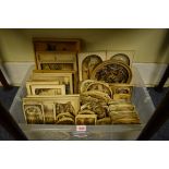 A large collection of 'Ivorex' plaques, some Osborne.