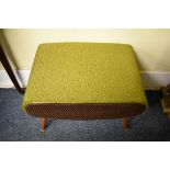 A 1950s Sherborne footstool.