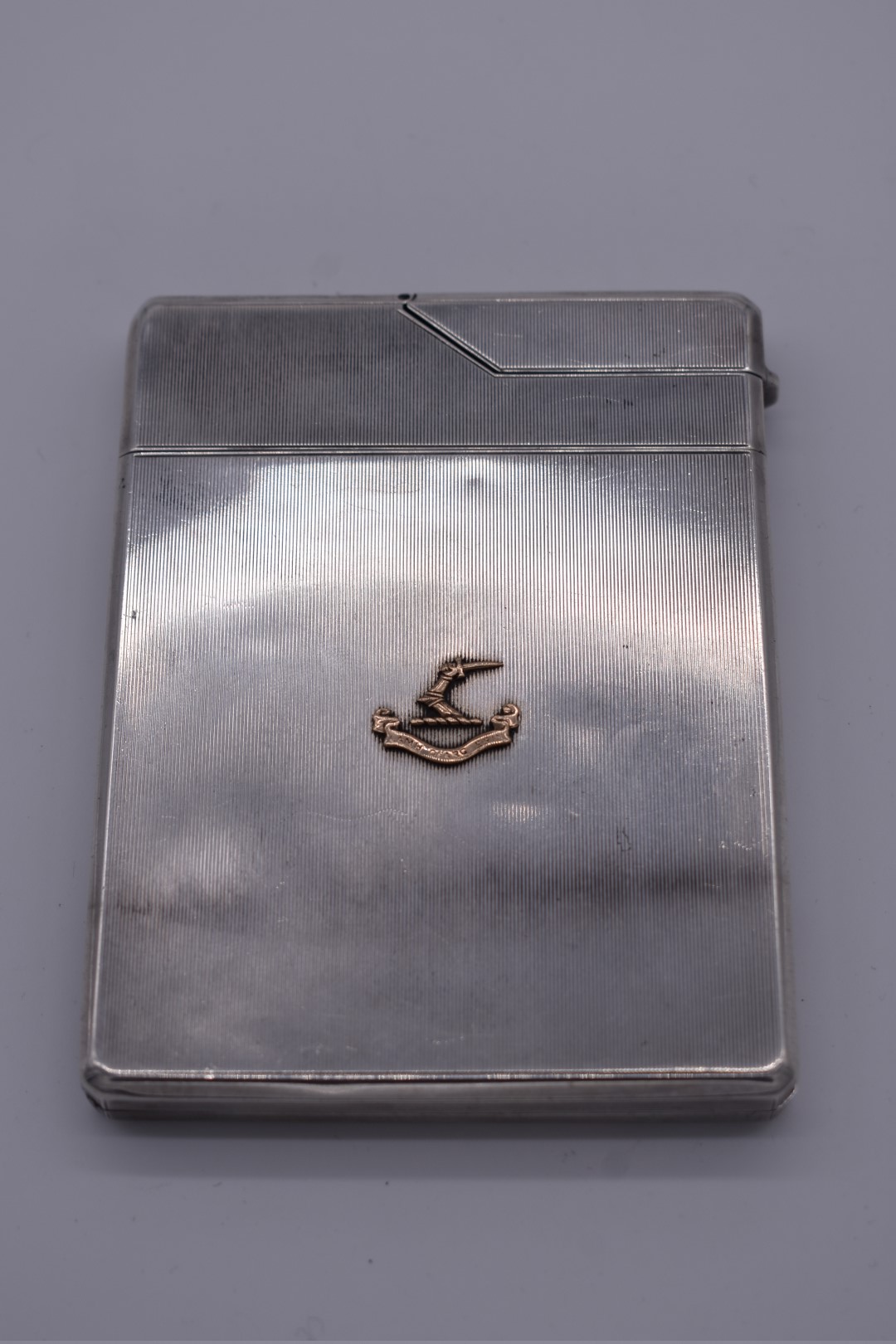 An engine turned silver combination cigarette case and lighter, by Asprey & Co, London 1932, - Image 2 of 5