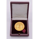 Coins: a cased 1966 Battle of Hastings 900th Anniversary 22ct gold medallion, the obverse