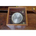 A mahogany cased two-day marine chronometer, by Thomas Mercer, No.23778, the 4in silvered dial