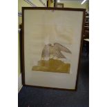 Elisabeth Frink, 'Goshawk', signed and numbered, 10/50, aquatint, pl.53.5 x 46.58cm