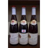 Three 70cl bottles of Kallstadter Steinacker Beerenauslese, 1976, St Nikolaus. (3)