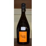A 75cl bottle of Veuve Clicquot La Grande Dame 2008 champagne.