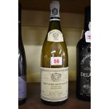 A 75cl bottle of Chevalier Montrachet, 1992, Louis Jadot.