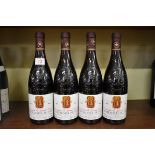 Four 75cl bottles of Chateauneuf du Pape, 1998, Domaine du Grand Tinel. (4)