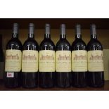 Six 75cl bottles of Chateau Beaumont, Cru Bourgeois Haut-Medoc, comprising: three 1996 and three