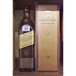 WITHDRAWN FROM SALE: A 70cl bottle of Johnnie Walker Gold Label Centenary Blend 18 year old whisky,