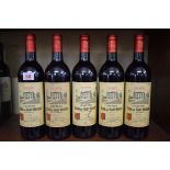 Five 75cl bottles of Chateau Tour du Haut Moulin, 2000, Cru Bourgeois Medoc. (5)