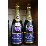 Two 75cl bottles of Charles Heidsieck Mis en Cave 1996 brut reserve NV champagne. (2)