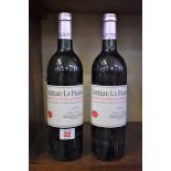 Two 75cl bottles of Chateau La Prade, 2000, Cotes de Francs, Nicolas Thienpont. (2)