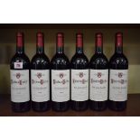 Six 75cl bottles of Chateau Rozier, 1998, Grand Cru St Emilion. (6)