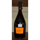 A 75cl bottle of Veuve Clicquot La Grande Dame 2006 champagne.