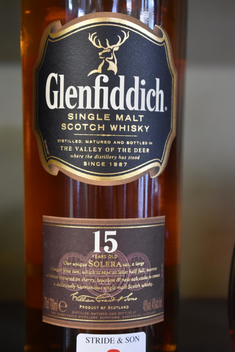 WITHDRAWN FROM SALE: A 70cl bottle of Glenfiddich 15 year old Solera Vat whisky, in presentation box - Image 2 of 3