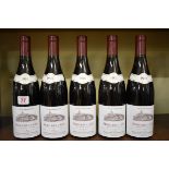 Five 75cl bottles of Mercurey 1er cru, 1995, Meix Foulot. (5)