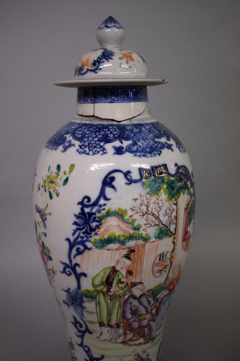 A mixed group of Chinese porcelain and works of art, 18th century and later, to include: an - Image 48 of 50