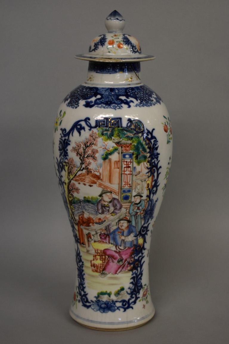 A mixed group of Chinese porcelain and works of art, 18th century and later, to include: an - Image 44 of 50