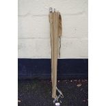 Angling: Hardy Palakona 9'0" three piece split cane rod (A58974), in canvas bag.