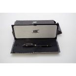 A Mont Blanc Meisterstuck fountain pen, with 14K nib, with case and outer card box.