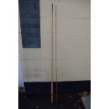 Angling: Hardy Palakona 10'0" two piece 'The Wye' split cane rod, in canvas case.