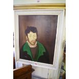 Robert Shaw, 'Portrait of Bedlem (sic), a Patient 100 Years Ago', signed and dated 1976, oil on