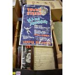 ENTERTAINMENT MEMORABILIA AND OTHER EPHEMERA: a large carton, to include misc photographs inc. 1930s