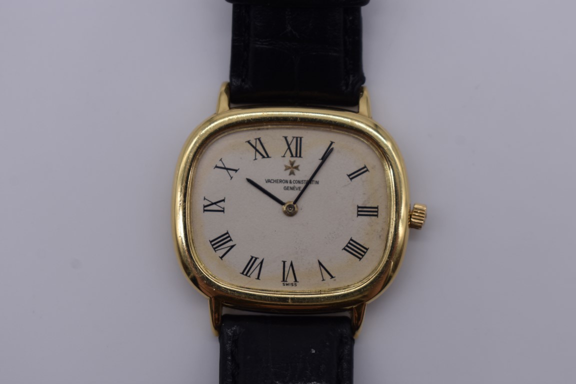 A Vacheron & Constantin 'Geneva' 18ct gold manual wind wristwatch, 32mm, 520722, on replacement - Image 2 of 3