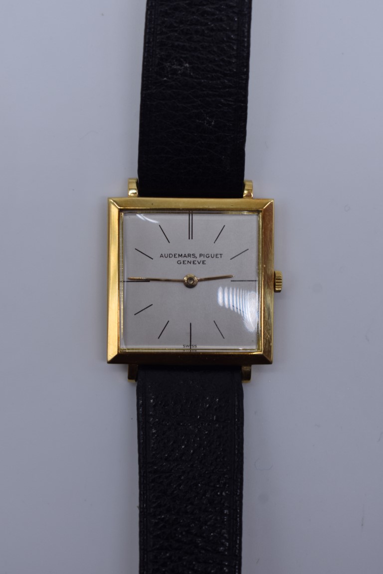 An Audemars Piguet 18k gold manual wind wristwatch, 26mm, cal 2003, movement number 89709, on - Image 2 of 3
