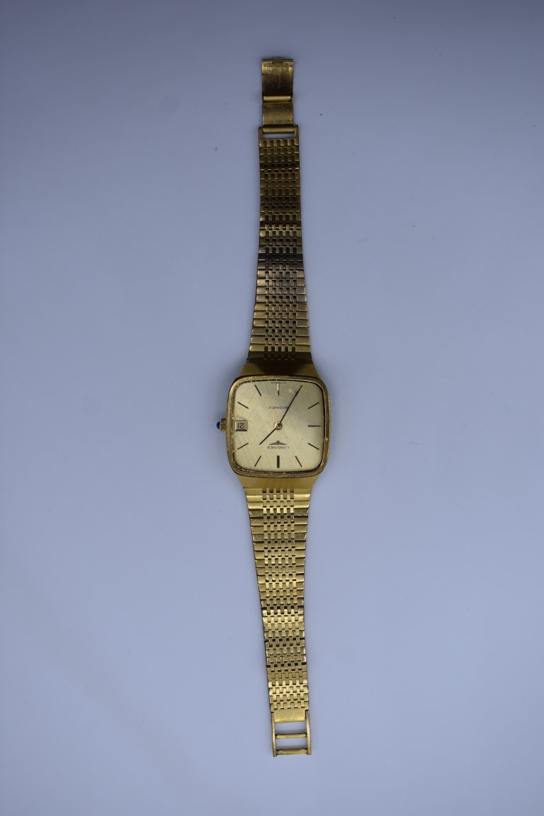 A 1970s Longines gold plated automatic wristwatch, 28mm, ref. L994.1, case no. 4212 994. - Image 2 of 3