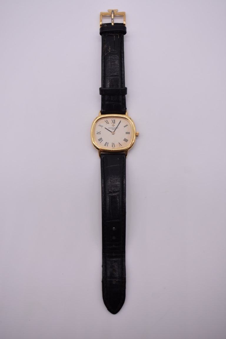 A Vacheron & Constantin 'Geneva' 18ct gold manual wind wristwatch, 32mm, 520722, on replacement