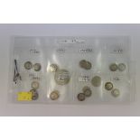 Coins: a small quantity of silver coinage, mostly 20th century UK. (20)