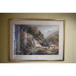 D H McKewan, 'Whillam Beck Mill, Eskdale, Cumbria', signed and dated 1861, inscribed on remains of