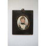 European School, early 19th century, a bust length portrait miniature of a gentleman, 6.5 x 5.5cm