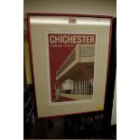 Chris Gibson, 'Chichester Festival Theatre', initialled and numbered 15/75, colour print, I.28 x