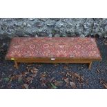 An old upholstered footstool. This lot can only be collected on Saturday 5th September (10-2pm)