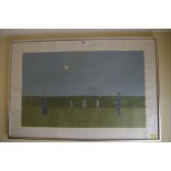 Mary Barnes, 'I have but me to let you see', signed, dated 1974 and numbered 18/20, screenprint, I.
