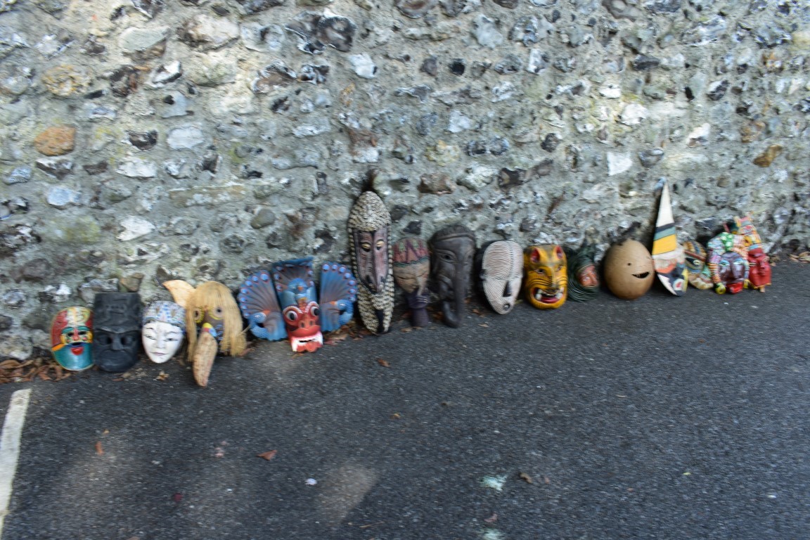 A quantity of decorative face masks. This lot can only be collected on Saturday 5th September (10-