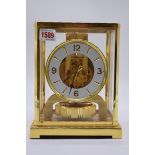 A Jaeger le Coultre brass Atmos clock, No.439100.