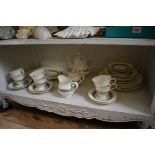 A Wedgwood 'Argyll' pattern part tea and dinner service.