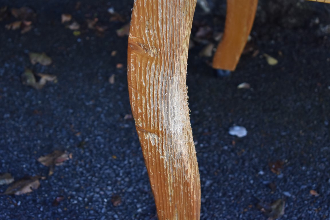 A continental pine drawleaf table, 198.5cm extended, 81cm wide. This lot can only be collected on - Image 2 of 7