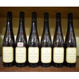 Six 50cl bottles of Coteaux de Layon Selection Grains Nobles, 2001, Philippe Delesvaux. (6)