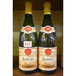 Two 75cl bottles of Condrieu, 1989, Etienne Guigal. (2)