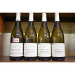 Four 75cl bottles of Santenay Blanc Clos de Beauregard, 2002, Vincent Girardin. (4)