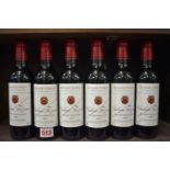 Six 37.5cl bottles of Chateau Faizeau-Vieilles Vignes, 1995, Montagne St Emilion. (6)