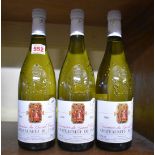 Three 75cl bottles of Chateauneuf du Pape Blanc, 2000, Domaine du Grand Tinel. (3)