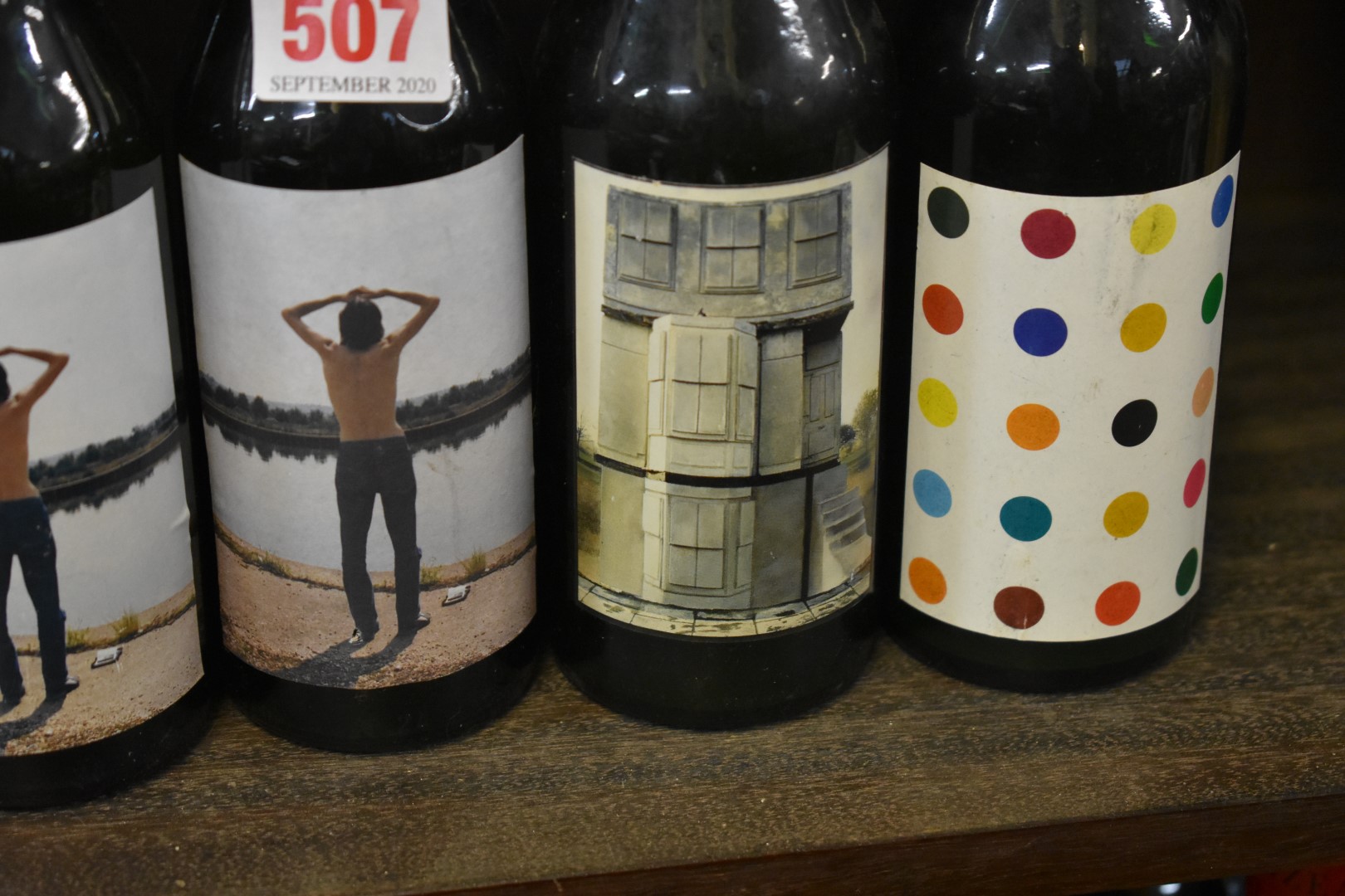 Six 27.5cl bottles of Beck's limited edition 'contemporary art' label lager, comprising: examples by - Image 3 of 6